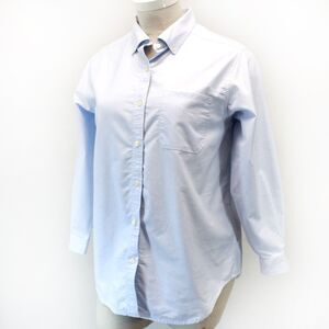 L.L.Bean Men's Wrinkle-Free Classic Oxford Blue Traditional Fit Shirt 2X